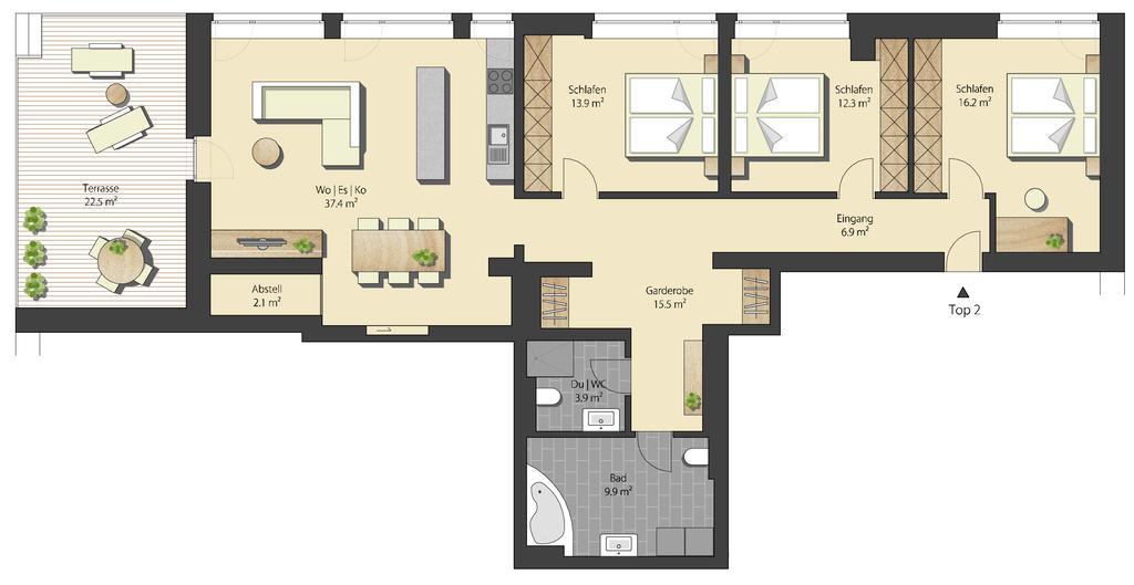 Chalet Zamang Шрунс Экстерьер фото