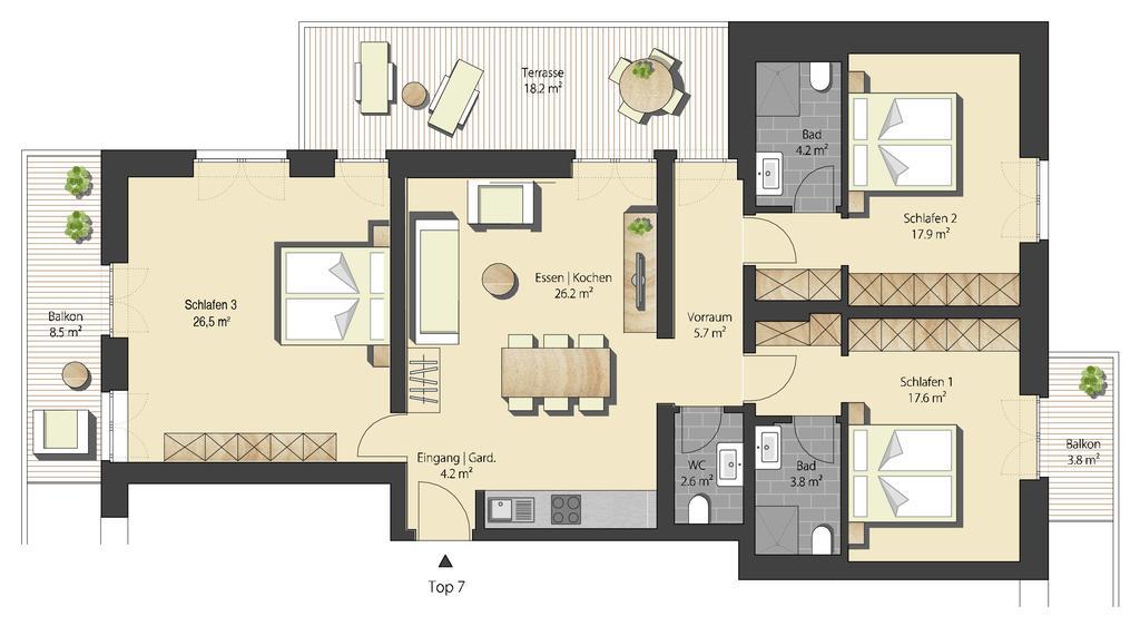 Chalet Zamang Шрунс Экстерьер фото